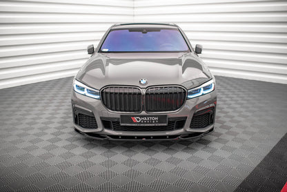 Front Ansatz V.2 für BMW 7 M-Paket G11 / G12 Facelift schwarz Hochglanz