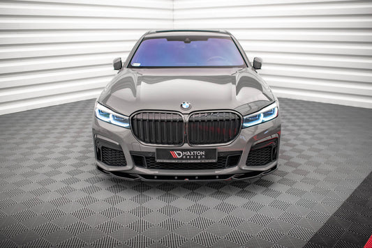 Front Ansatz V.2 für BMW 7 M-Paket G11 / G12 Facelift schwarz Hochglanz