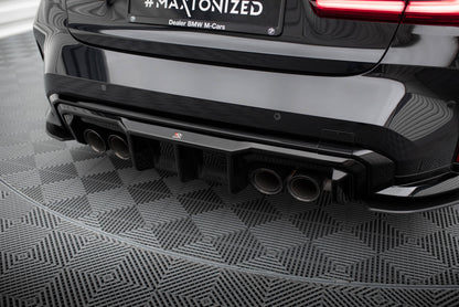 Diffusor Heck Ansatz für BMW M3 Limousine / Touring G80 / G81 schwarz Hochglanz
