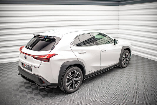 Seitenschweller Ansatz für Lexus UX F-Sport Mk1 schwarz Hochglanz
