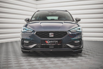 Front Ansatz V.3 für Seat Leon Mk4 schwarz Hochglanz