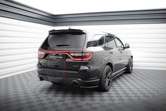 Heck Ansatz Flaps Diffusor für Dodge Durango SRT Mk3  schwarz Hochglanz