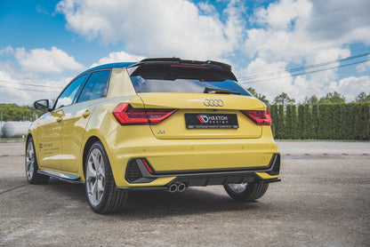 Spoiler CAP für Audi A1 S-Line GB schwarz Hochglanz