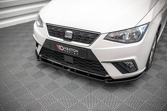 Front Ansatz V.2 für Seat Ibiza FR/ Standard Mk5 schwarz Hochglanz