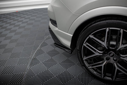Heck Ansatz Flaps Diffusor für Audi RSQ3 F3 schwarz Hochglanz