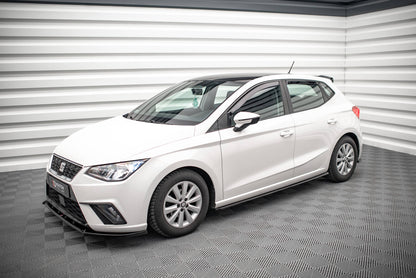 Seitenschweller Ansatz für V.1 für Seat Ibiza FR/ Standard Mk5 schwarz Hochglanz