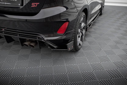 Heck Ansatz Flaps Diffusor für V.4 + Flaps Ford Fiesta ST Mk8