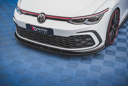 Front Ansatz für VW Golf GTI / GTE / GTD / R-Line Mk8 schwarz Hochglanz