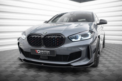 Front Ansatz V.3 für BMW 1er M-Paket/ M135i / 128ti F40  schwarz Hochglanz