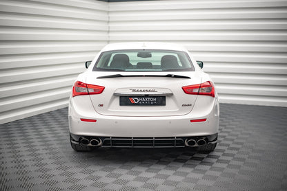 Spoiler CAP für Maserati Ghibli Modena Mk3 Facelift schwarz Hochglanz