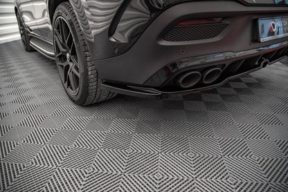 Mittlerer Cup Diffusor DTM Look Heck Ansatz für Mercedes-AMG GLE 53 Coupe C167 / C167 Facelift schwarz Hochglanz