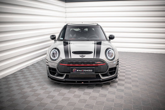 Front Ansatz V.3 für Mini Cooper Clubman John Cooper Works F54 Facelift schwarz Hochglanz