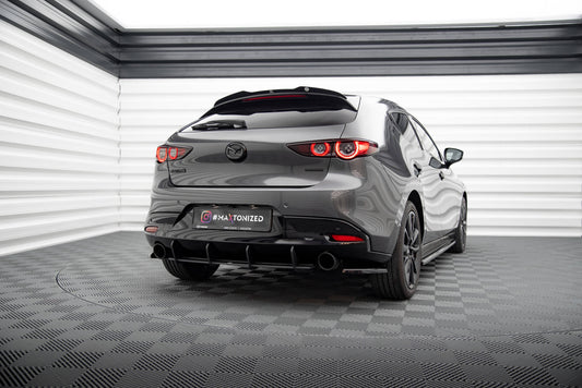 Spoiler CAP für Mazda 3 Mk4 schwarz Hochglanz