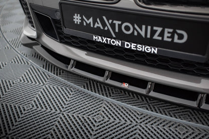 Front Ansatz V.5 für BMW 7 M-Paket G11 / G12 Facelift schwarz Hochglanz