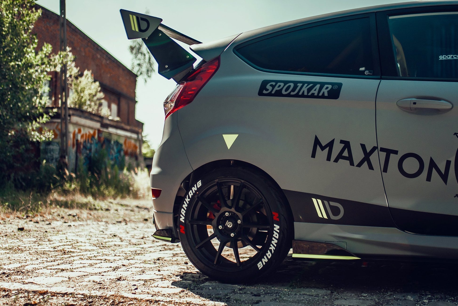 Heck Ansatz Flaps Diffusor für Ford Fiesta 7 ST Facelift