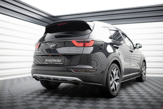 Heckansatz KIA SPORTAGE mk4 GT-Line schwarz Hochglanz