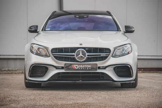 Front Ansatz V.1 für Mercedes-Benz E63 AMG Kombi/Limousine S213/W213 schwarz Hochglanz