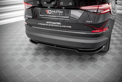 Heckansatz Skoda Kodiaq Mk1 Facelift schwarz Hochglanz