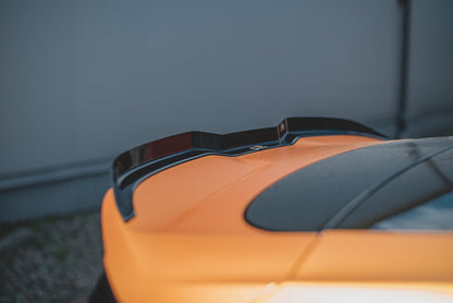 Spoiler CAP V.1 für Ford Focus Hatchback ST Mk4 schwarz Hochglanz