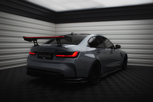 Carbon Spoiler With Internal Brackets Uprights + LED BMW M3 G80 / M340i G20 / 3 M-Paket G20 / 3 Standard G20