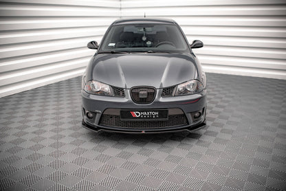 Front Ansatz V.3 für Seat Ibiza Cupra Mk3 schwarz Hochglanz