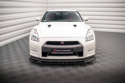 Front Ansatz für Nissan GTR R35 Facelift schwarz matt