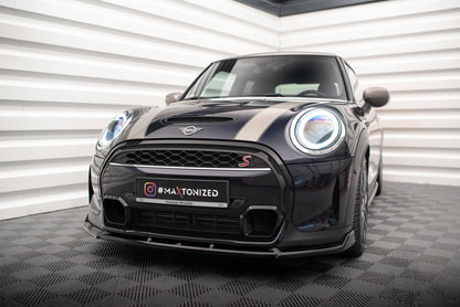 Front Ansatz V.2 für Mini Cooper S F56 Facelift schwarz Hochglanz
