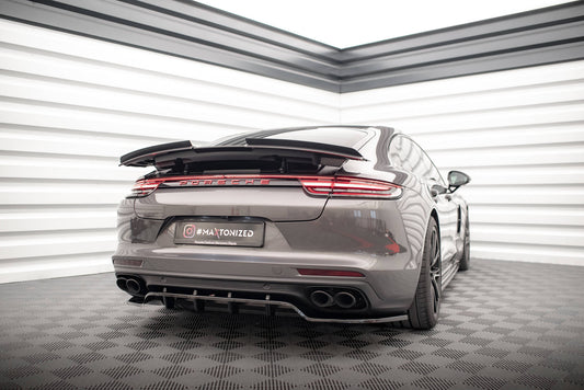Spoiler CAP für Porsche Panamera GTS / Panamera E-Hybrid / Panamera Turbo S E-Hybrid 971 schwarz Hochglanz