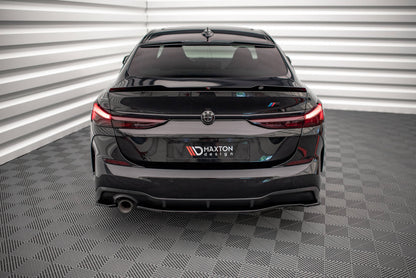 Heck Ansatz Flaps Diffusor für BMW 2 Gran Coupe M-Paket F44 schwarz Hochglanz