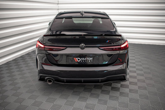 Heck Ansatz Flaps Diffusor für BMW 2 Gran Coupe M-Paket F44 schwarz Hochglanz