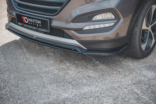 Front Ansatz für Hyundai Tucson Mk3 schwarz Hochglanz