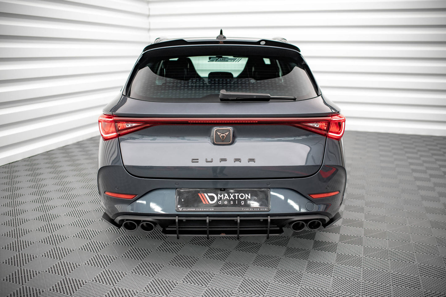 Street Pro Heck Ansatz Flaps Diffusor für Cupra Leon ST Mk1