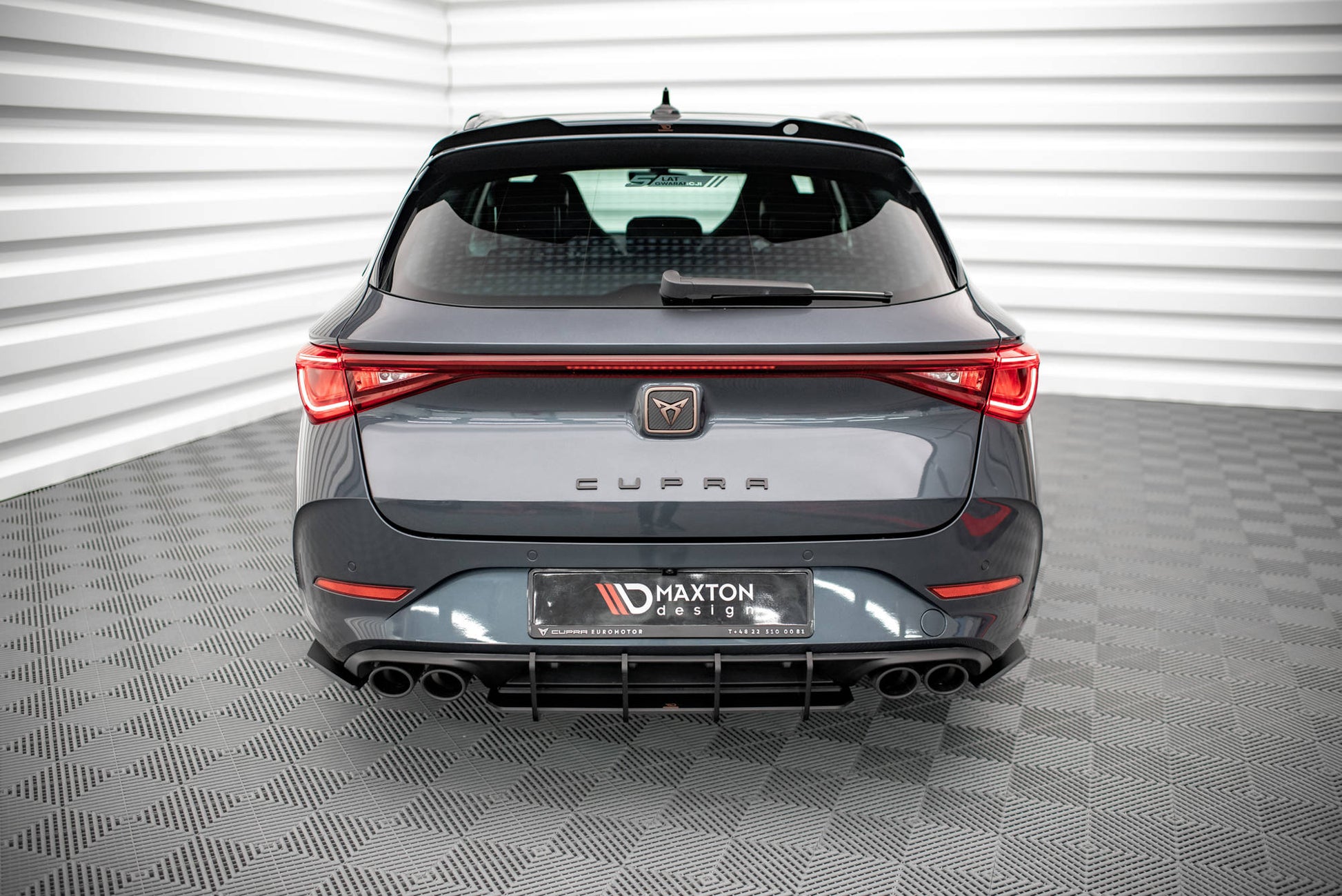 Street Pro Heck Ansatz Flaps Diffusor für Cupra Leon ST Mk1