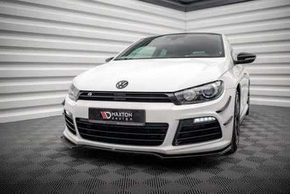 Front Ansatz V.4 für VW Scirocco R Mk3 schwarz Hochglanz