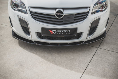 Front Ansatz V.2 für Opel Insignia Mk. 1 OPC Facelift schwarz Hochglanz