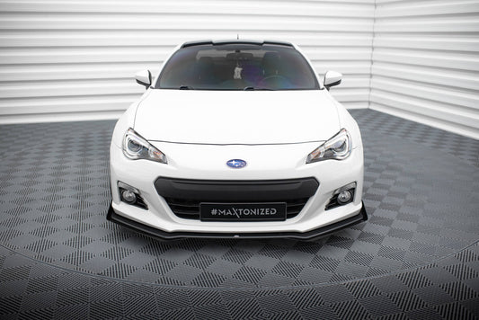 Street Pro Front Ansatz für + Flaps für V.1 + Flaps Subaru BRZ Mk1  schwarz Hochglanz