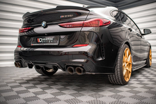 Diffusor Heck Ansatz für BMW M235i Gran Coupe F44 schwarz Hochglanz