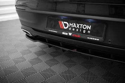 Mittlerer Cup Diffusor DTM Look Heck Ansatz für Mercedes-Benz GLE Coupe AMG-Line C167 / C167 Facelift schwarz Hochglanz