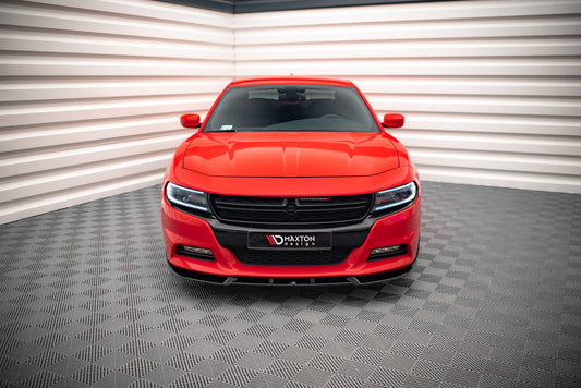 Front Ansatz V.1 für Dodge Charger RT Mk7 Facelift schwarz matt