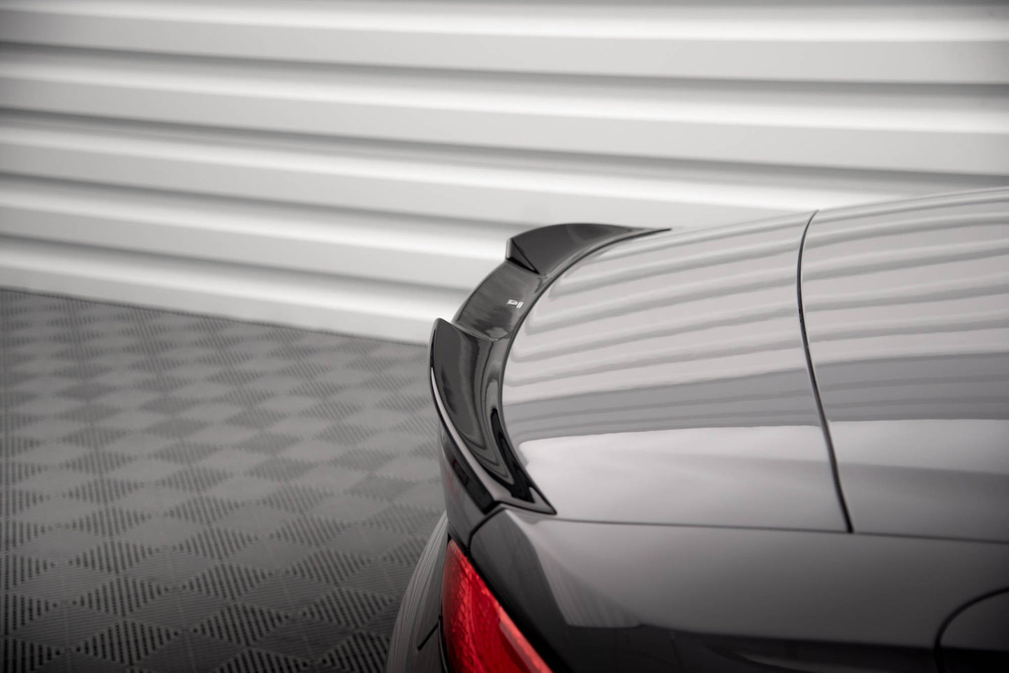 3D Spoiler CAP für Bentley Continental Convertible GT Mk3 schwarz Hochglanz