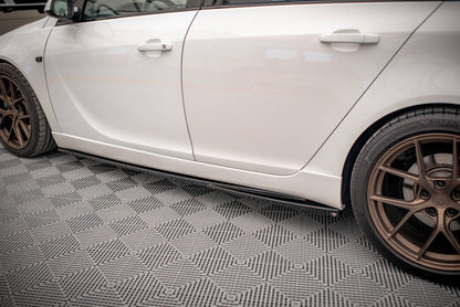 Seitenschweller Ansatz für Opel Insignia Mk. 1 OPC  schwarz Hochglanz