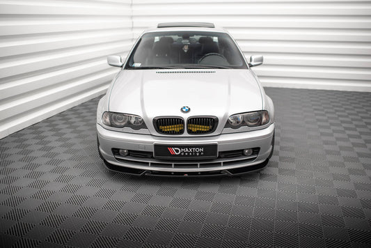 Front Ansatz V.3 für BMW 3er Coupe E46 schwarz Hochglanz