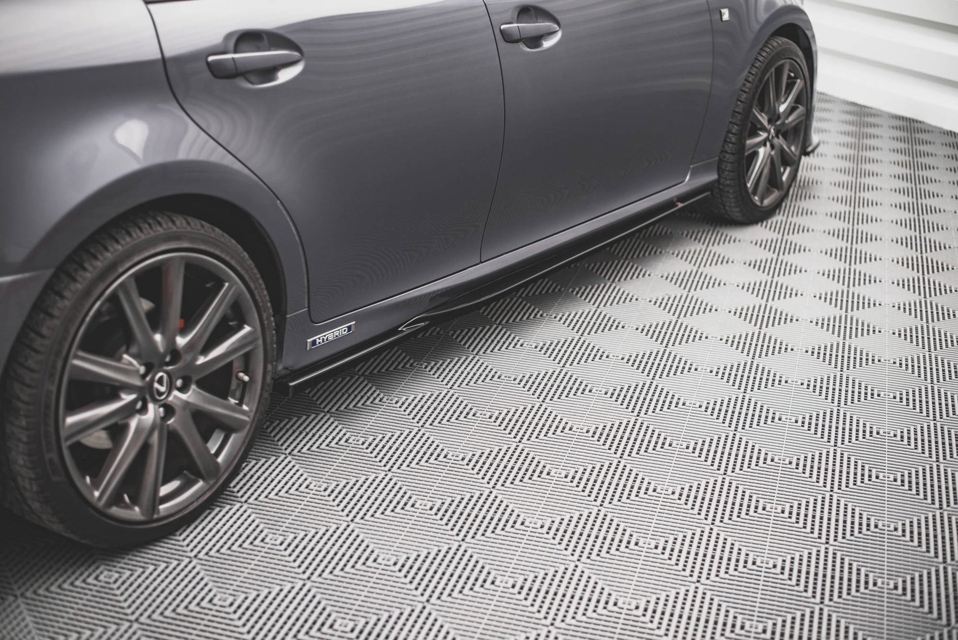 Seitenschweller Ansatz für Lexus GS F Sport Mk4(L10) schwarz Hochglanz