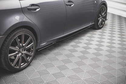 Seitenschweller Ansatz für Lexus GS F Sport Mk4(L10) schwarz Hochglanz