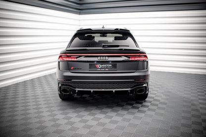 Diffusor Heck Ansatz für Audi RSQ8 Mk1 schwarz Hochglanz