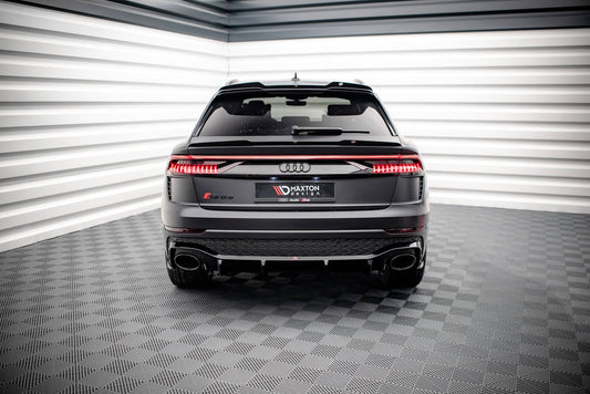Diffusor Heck Ansatz für Audi RSQ8 Mk1 schwarz Hochglanz