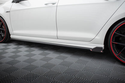 Seitenschweller Ansatz für V.3 + Flaps für VW Golf R / R-Line Mk7