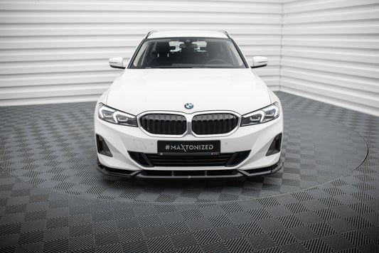 Front Ansatz für BMW 3er Limousine / Touring G20 / G21 Facelift schwarz Hochglanz