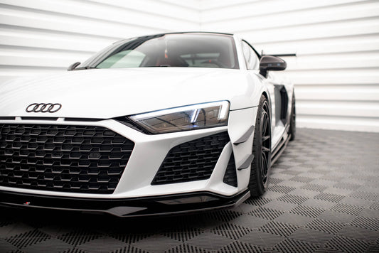 Stoßstangen Flaps Wings vorne Canards für Audi R8 Mk2 Facelift