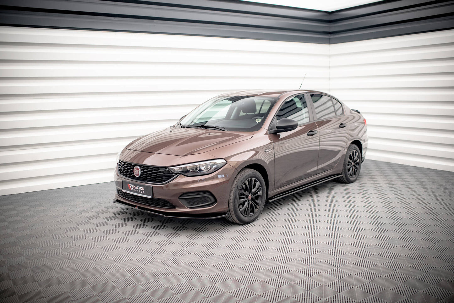 Seitenschweller Ansatz für Fiat Tipo S-Design  schwarz Hochglanz